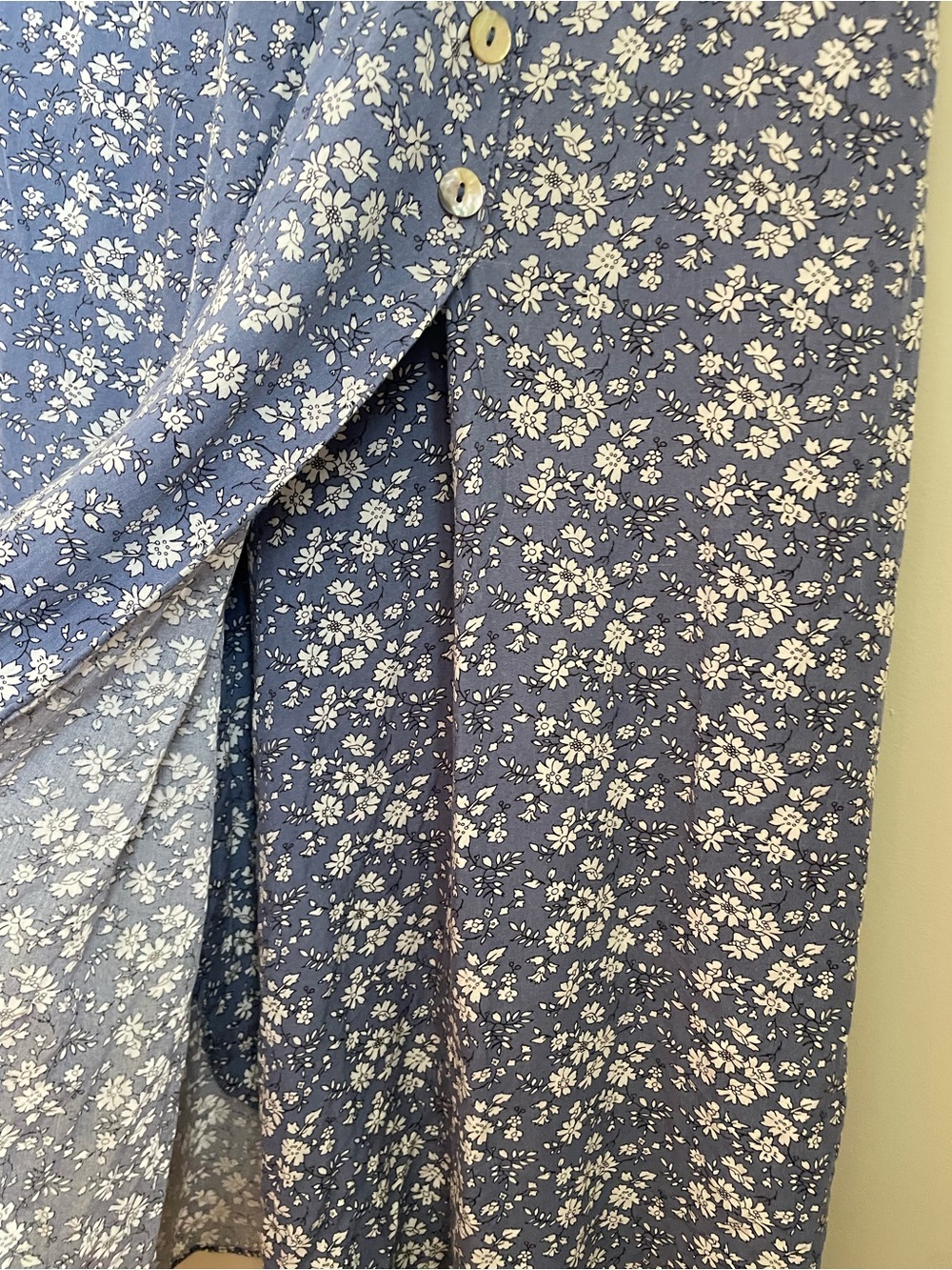 Heartloom Floral Faux-Wrap Midi Dress XL Cottagecore Coastal Vacation Summer - Picture 8 of 12